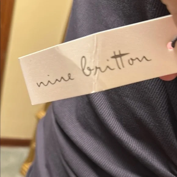 NWT Nine Britton Mercedes fitted rib knit dress Size MP - Picture 7 of 8